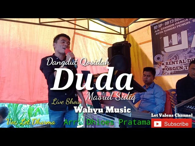 DUDA || Dangdut Qosidah(Mas'ud Sidiq) Voc. Let Dharma|| Arr. Dhioes Pratama || (Cover) Live Show class=