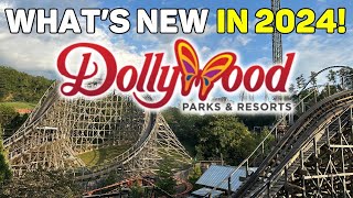 What's NEW At Dollywood In 2024!  Pigeon Forge, Tennessee