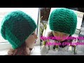 Красива шапочка двома спицями. Beautiful hat with two knitting needles.