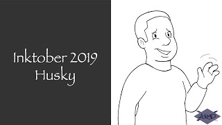 Inktober 2019 - Husky