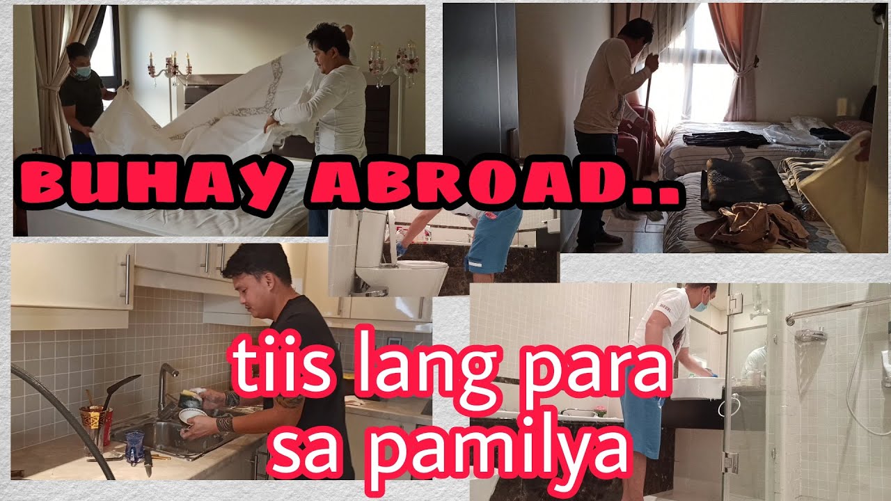 CLEANING JOBS (hirap kumita ng pera) "buhay abroad' just mae jessie
