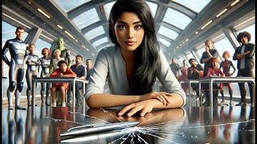 They Laughed at Earth’s Gravity—Until Her Dropped Pen Shattered the Floor | HFY Sci-Fi Story.