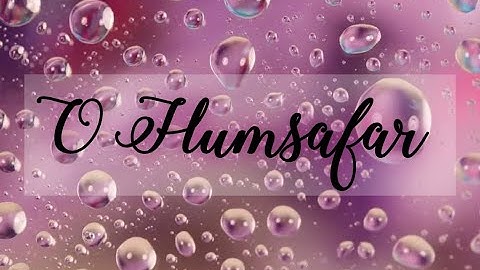 O Humsafar | Female cover version | Neha kakkar | Tony Kakkar | Melodious
