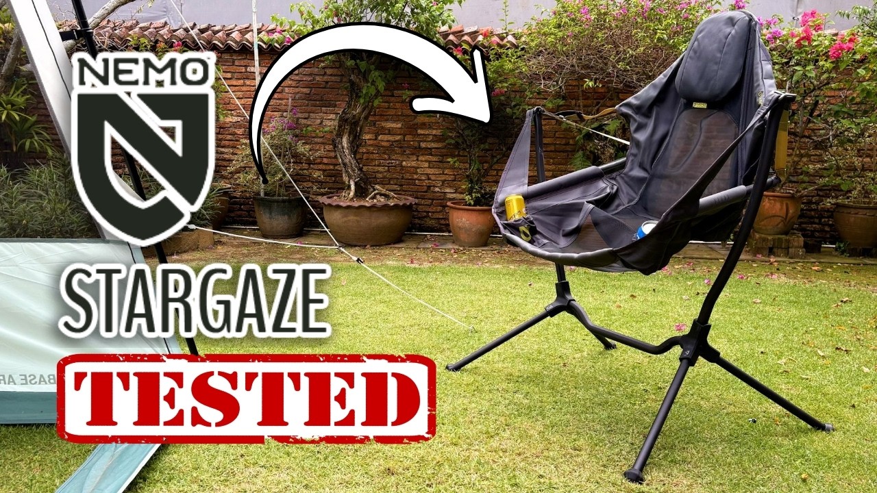 Best Reclining & Rocking Camp Chair – NEMO Stargaze Review - YouTube