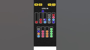 Easiest way to play Ball Sort Level 60 | Tips and tricks
