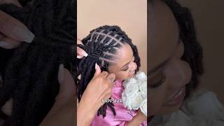 Beautiful Loc Style ✨🥰 book appointment www.NappStar.com #locs #fypシ゚viral