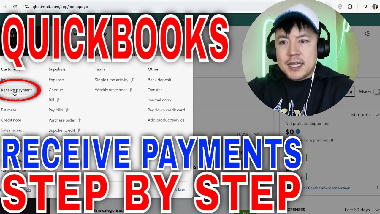 How To Receive Payments In QuickBooks Online 🔴 - YouTube