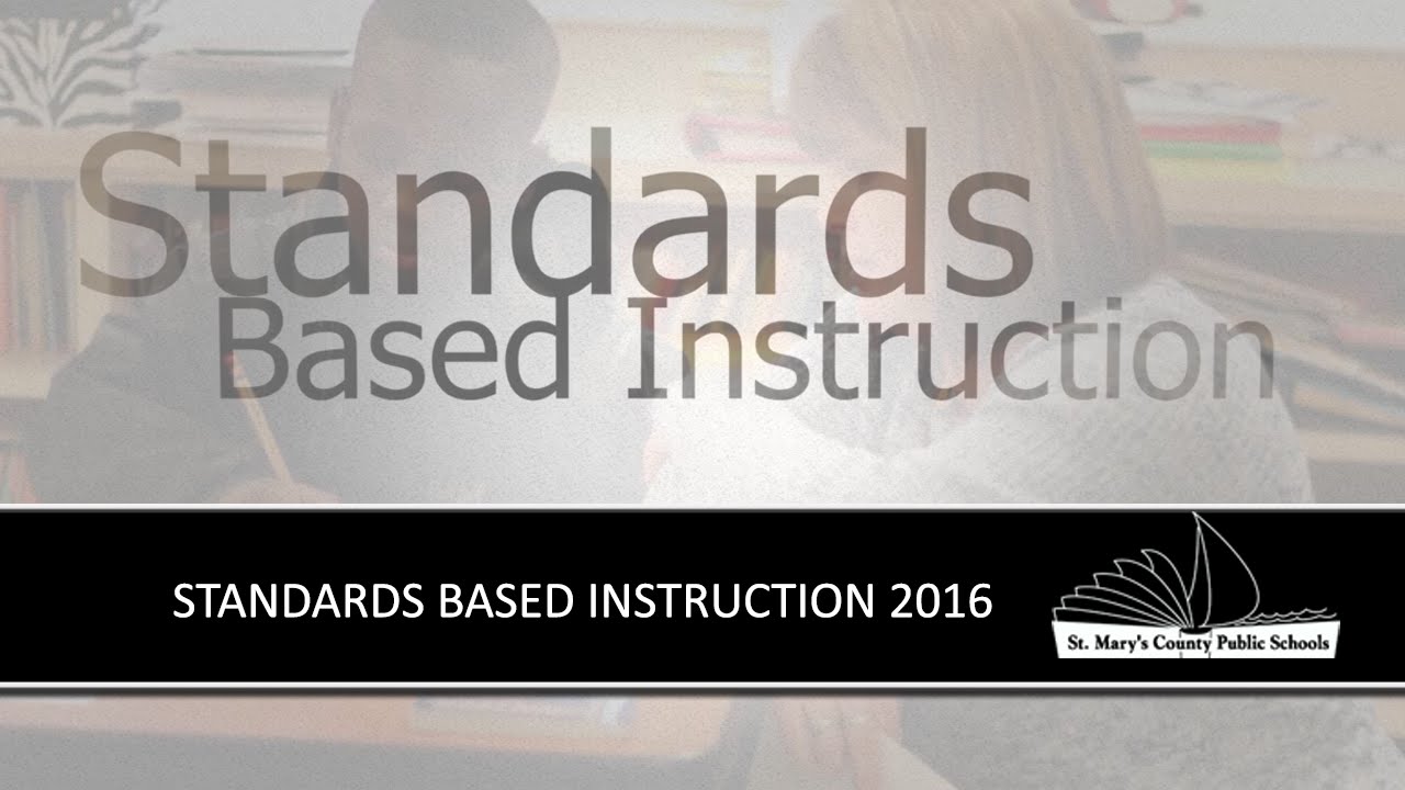 Standards based instruction youtube