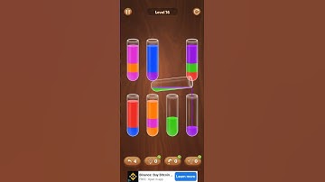 water sort level 16/ puzzle game/ #shorts /mindgames/ #shortsfeed
