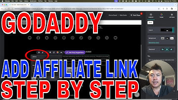 ✅ Hoe voeg je een affiliate link toe aan de GoDaddy Website Builder🔴