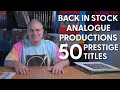 All 50 analogue productions prestige titles are back in stock