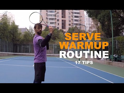 Tennis Serve Warmup - My Full Routine (TENFITMEN - Episode 125)