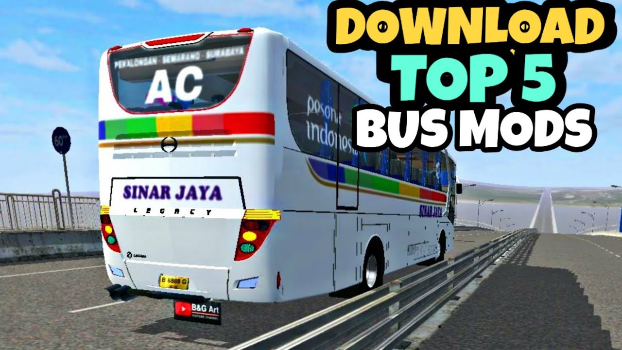 Download Mod Bus Simulator Indonesia Sinar Jaya, Download