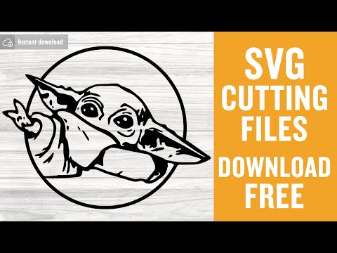 Baby Yoda Svg Free Cutting Files for Cricut Silhouette Free Download