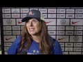 PRE-MATCH MIXED ZONE: Mia Hamm | July 12, 2024