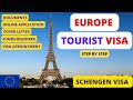 How to Apply for Schengen Visa 2024 | Europe Tourist Visa | France Visa Step by Step @CanVisaPathway