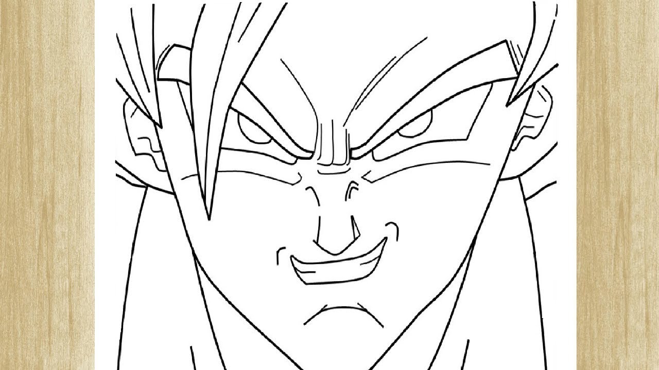 Como Desenhar o Goku SSJ2 - Passo a passo - How to Draw Goku 