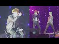 181020 Jungkook reaction to Jimin doing his choreo in DNA w/ Taehyung @ Love Yourself Tour in Paris