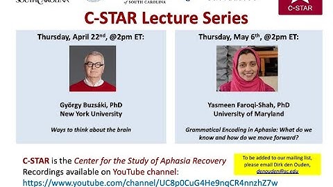 "Ways to think about the brain", György Buzsáki