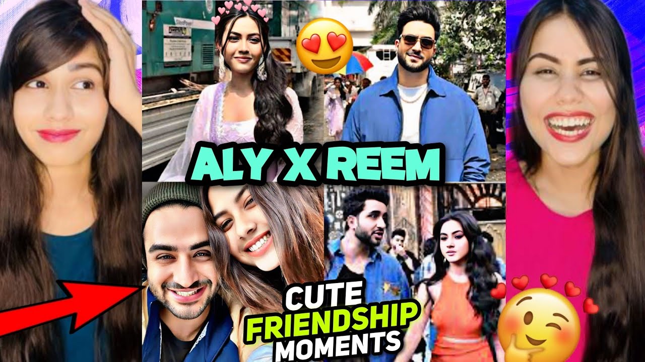 Aly Goni & Reem Sheikh Cutest & Chaotic Friendship Moments Reaction 😍😂 | @AshmahReaction2