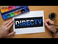 How to draw the DIRECTV logo