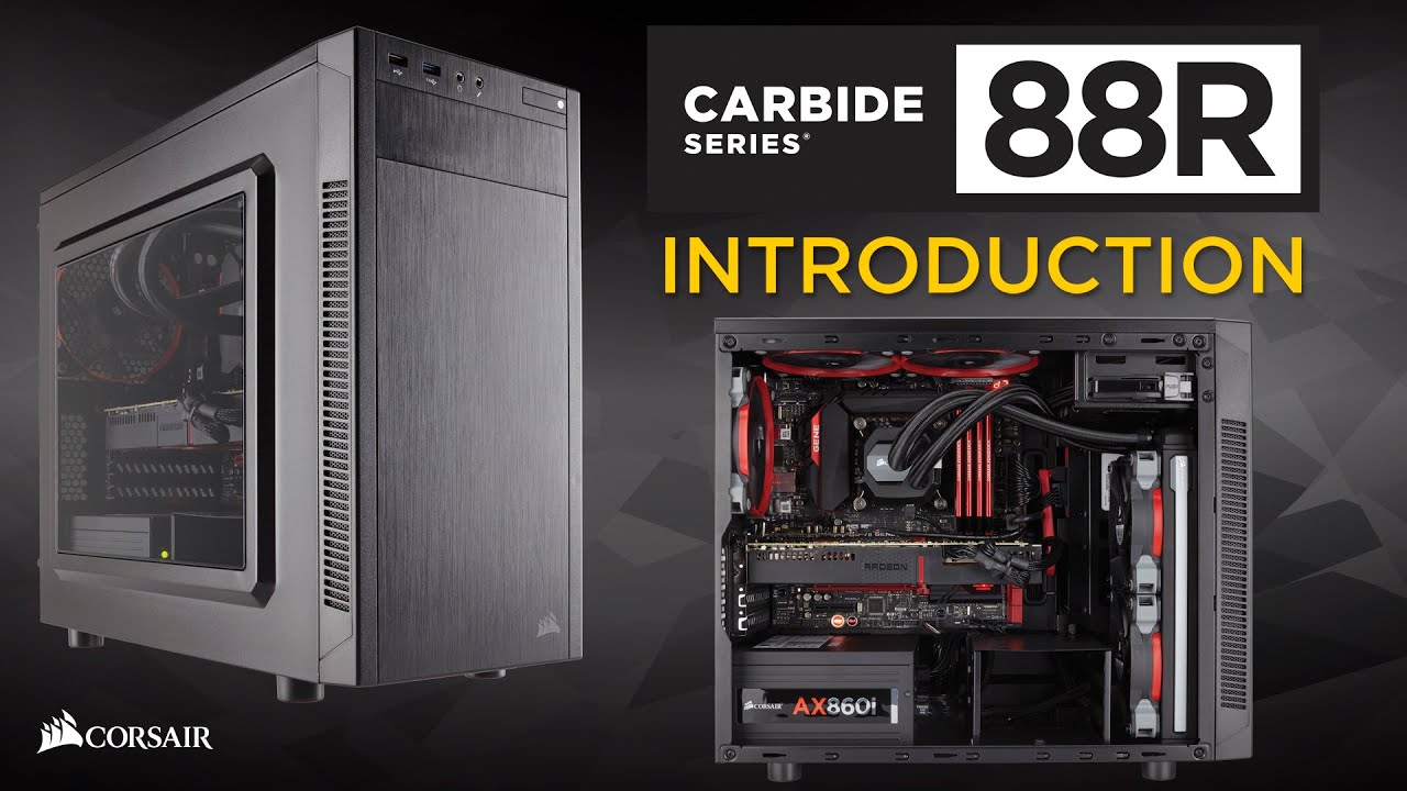 Corsair Carbide Series 88R microATX PC case product manager preview -