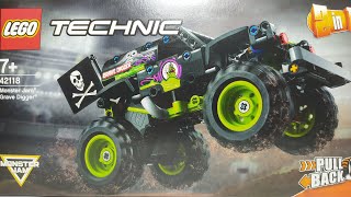 4 ТЫСЯЧИ ПОДПИСЧИКОВ! - РАСПАКОВКА И СБОРКА LEGO TECHNIC 42118 MONSTER JAM: GRAVE DIGGER