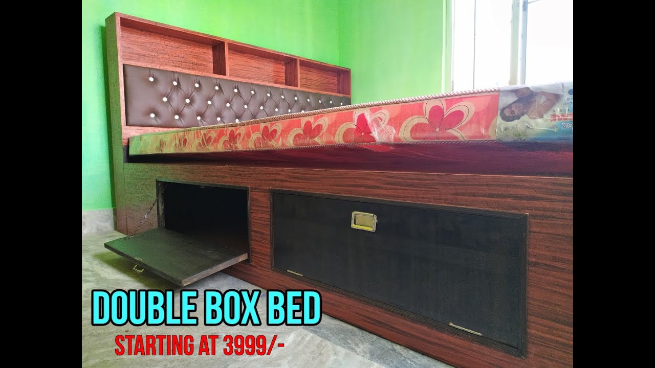 MODERN DOUBLE BOX BED AT CHEAP PRICE KOLKATA KING FURNITURE YouTube