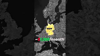 Most Expensive European Countries to Live In 💸🌍 #country #geography #shorts #map #europe
