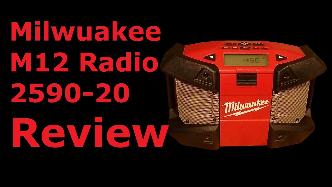 Milwaukee M12 Portable Radio Review - YouTube Tool Craze