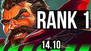 GRAVES vs TALIYAH (JGL) | Rank 1, Rank 1 Graves, 44k DMG, Legendary, 17/3/9 | NA Challenger | 14.10