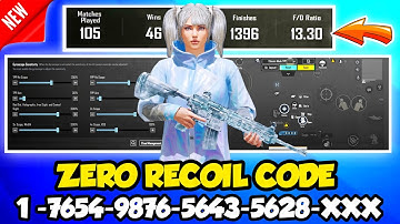 🔥Bgmi 4.1 Best Sensitivity Code 2025 | Zero Recoil Sensitivity | Gyro & Non-Gyro Sensitivity