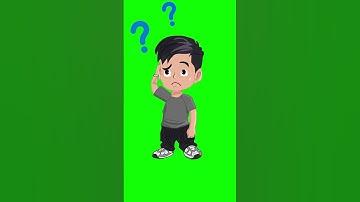 Green Screen For Confusion, idea and Oh No! | Green Screen Character Video