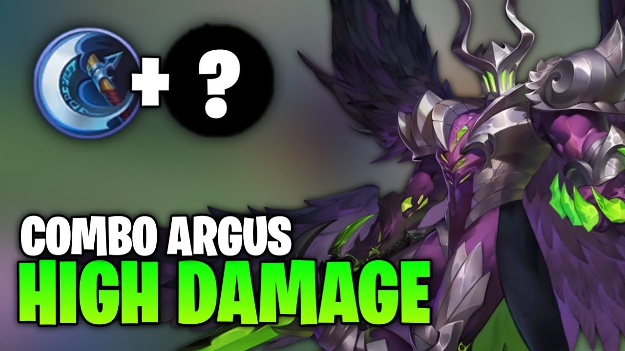 USE THESE 2 ITEMS FOR ARGUS SO THAT THE DAMAGE GOES CRAZY | MLBB