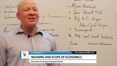 Economics- meaning and basic concepts (SS 1, JAMB Tutorial, WAEC, NECO, Post-UTME, NABTEB)