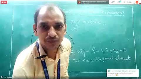 Finding Eigen Value and Eigen Vector Part 2 3 October