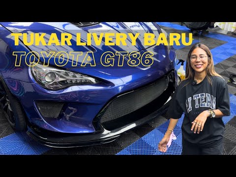 KAK SHAA TUKAR LIVERY BARU RORO GT86 !!