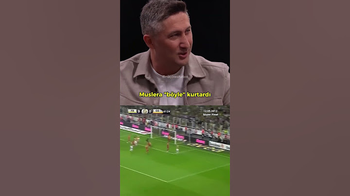 Semih Şentürk'ün Süper Finalde iptal edilen golü ve Muslera'nın inanılmaz kurtarışı