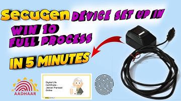 HOW TO SET UP SECUGEN HAMSTER PRO 20 FINGERPRINT ON YOUR COMPUTER || FULL PROCESS || IN 5 MINUTES😎
