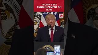 Trump Announces End of US Military Mission in Iraq After More Than Two Decades #shorts #trump