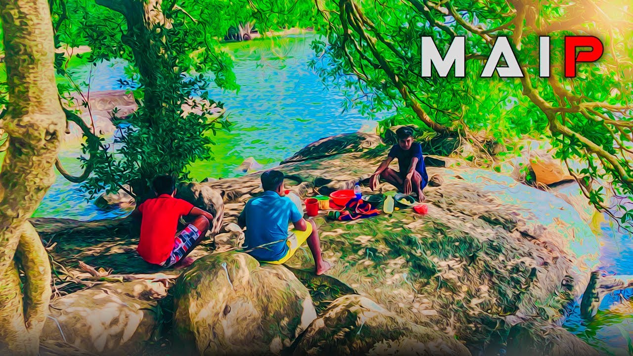 ගමේ වැවේ යාලුවො එක්ක හදපු රස කෑම | Village Pond Cooking with Friends