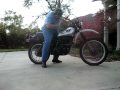 1979 Yamaha XT500 after engine re-assembly