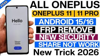 Android 15 OnePlus 11 5G FRP Bypass/Setting Not Open/OnePlus Android 15 FRP Bypass/Gsm Devil