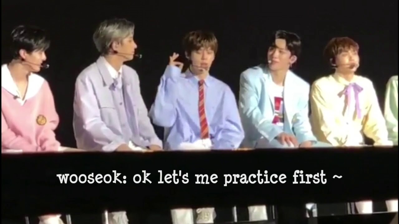 X1 members reaction to Wooseok's Boyfriend Scene (Seungyoun, Hangyul, Yohan & Hyungjun)