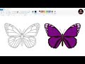 MsPaint 04 moonlight  star draw butterflies By Rajesh Naiknaware