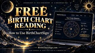 How to Get Your FREE Birth Chart Reading | BirthChartSign Tutorial How To Run A Free Birth Natal Chart Online