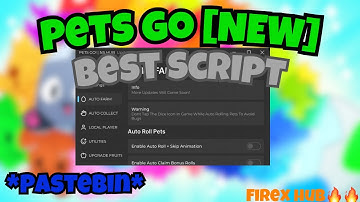(🎲 OP)Pets Go! Script GUI 🤑 / Hack | INFINITE COINS | AUTO ROLL + MORE😱 | *PASTEBIN 2024* NO KEY🔥