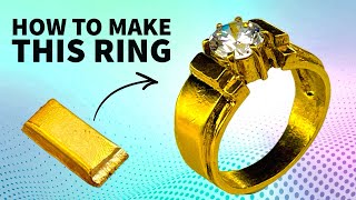 How to Make Gold-Plated Ring Jewelry