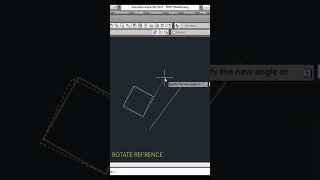 rotasi objek | rotated in autocad | rotate refrence in autocad | #tutorialautocad #autocad #cad