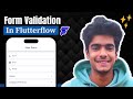 Form Validation In FlutterFlow